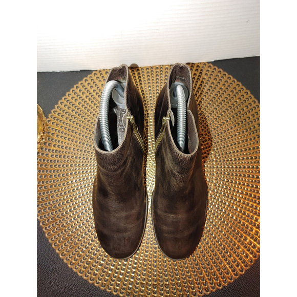 Born Kenzie Leather Ankle Booties Size 7M - Picture 3 of 5